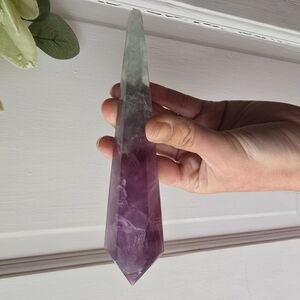 Crystal Fluorite 6.75in Wand